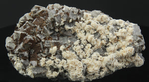 Fluorite with Baryte, Black Forest, Germany, Large Cabinet-Sized Specimen
