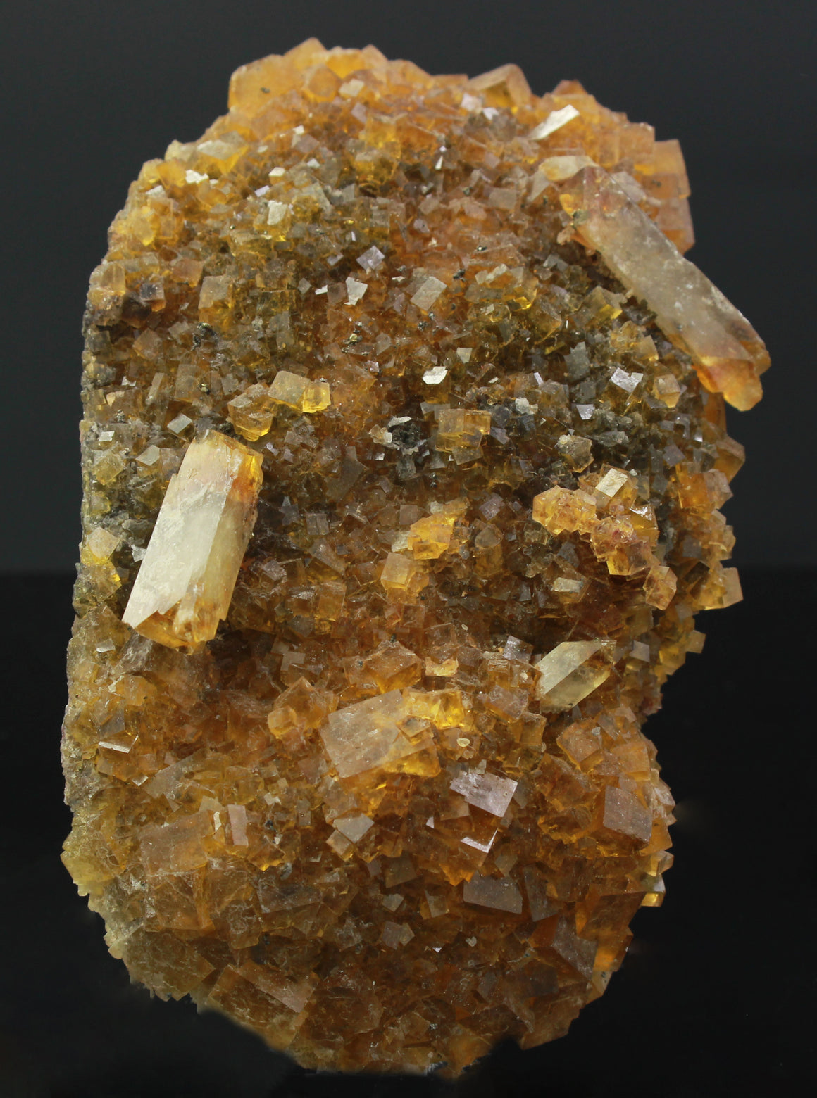 Fluorite with Baryte, Saxony, Germany, Large Cabinet-Sized Specimen