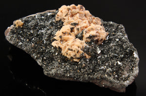 Dolomite on Specular Hematite, Cumbria, England, Cabinet-Sized Specimen