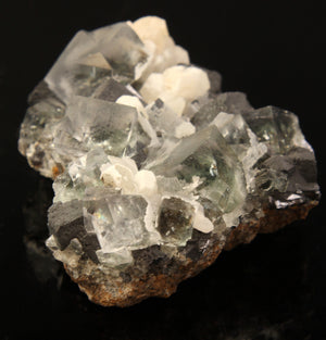 Fluorite with Calcite, Co. Durham, England, Cabinet-Sized Specimen