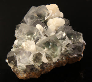 Fluorite with Calcite, Co. Durham, England, Cabinet-Sized Specimen