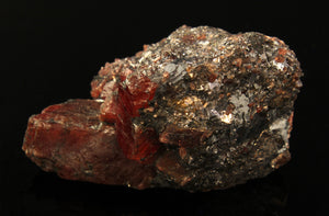 Rhodonite with Galena, New South Wales, Australia, Miniature-Sized Specimen