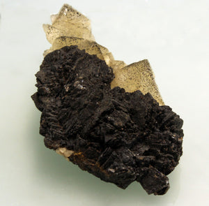 Fluorite with Sphalerite, Derbyshire, England, Cabinet-Sized Specimen