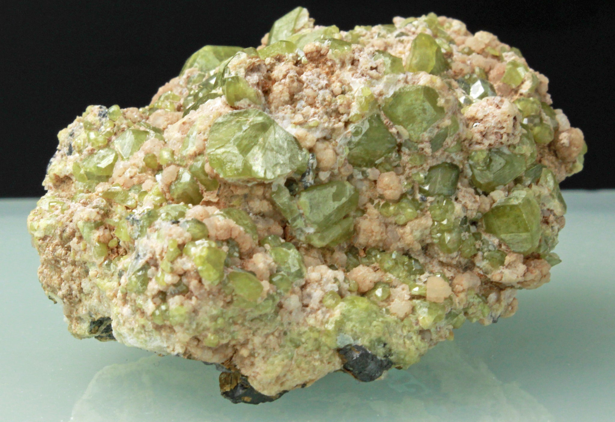 Andradite, Romania, Cabinet-Sized Specimen - Classic Mineral