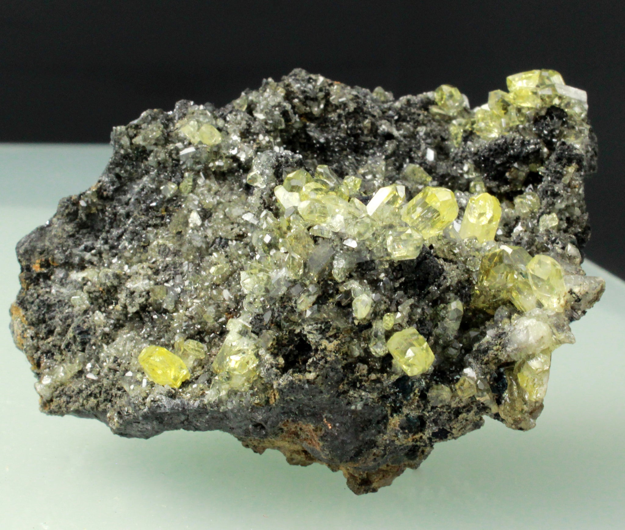Anglesite, Morocco, Cabinet-Sized Specimen - Classic Mineral