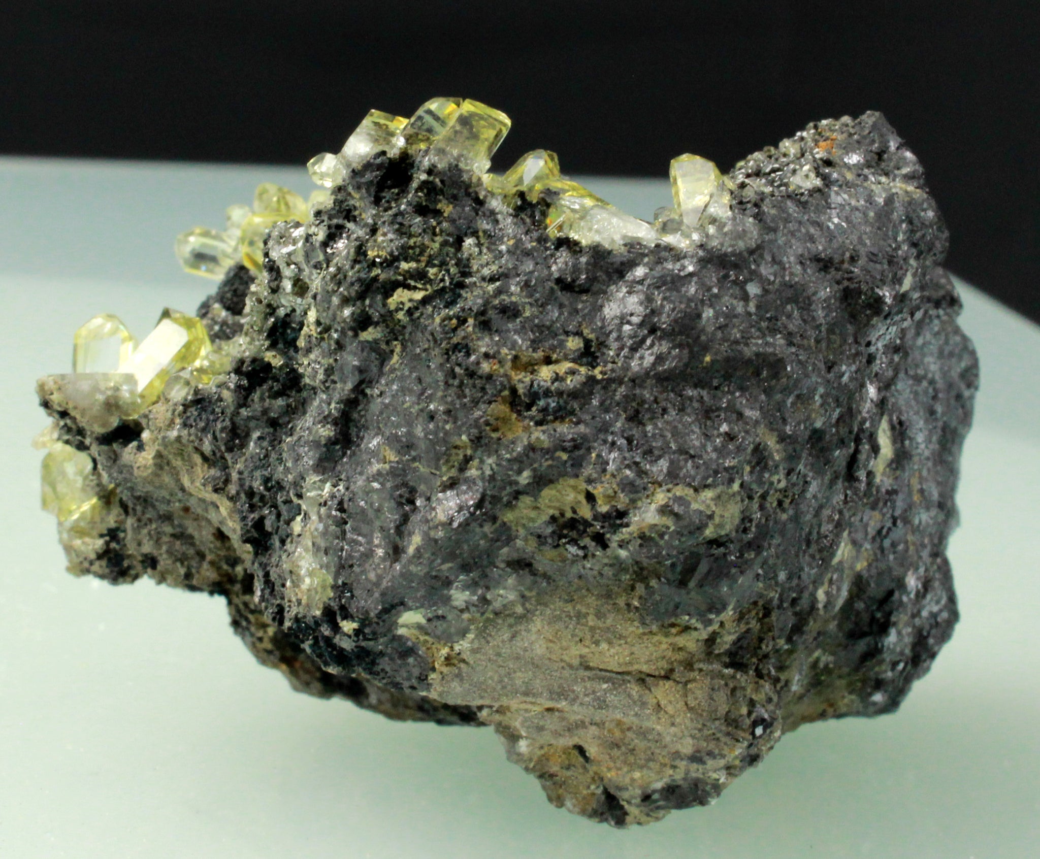 Anglesite, Morocco, Cabinet-Sized Specimen - Classic Mineral