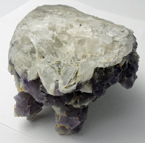 Fluorite on Quartz, China, Large Cabinet-Sized Specimen