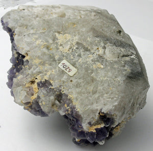 Fluorite on Quartz, China, Large Cabinet-Sized Specimen