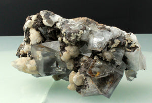 Fluorite with Calcite, Weardale, England, Cabinet-Sized Specimen