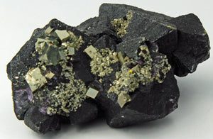 Fluorite with Pyrite, Kazakhstan, Cabinet-Sized Specimen