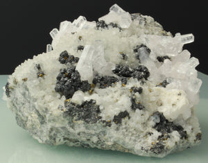 Calcite with Sphalerite & Quartz, Hungary, Large Cabinet-Sized Specimen