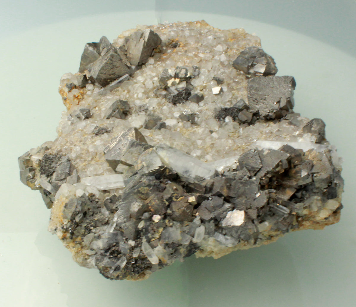 Topaz and Quartz, Portugal, Cabinet-Sized Specimen - Classic Mineral